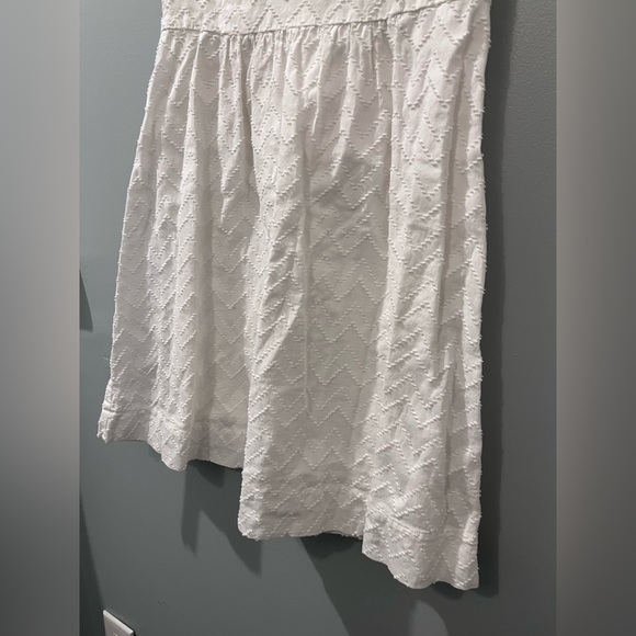 Vineyard Vines 🌸 White Chevron Jacquard Dress • size 4 - Picture 9 of 13